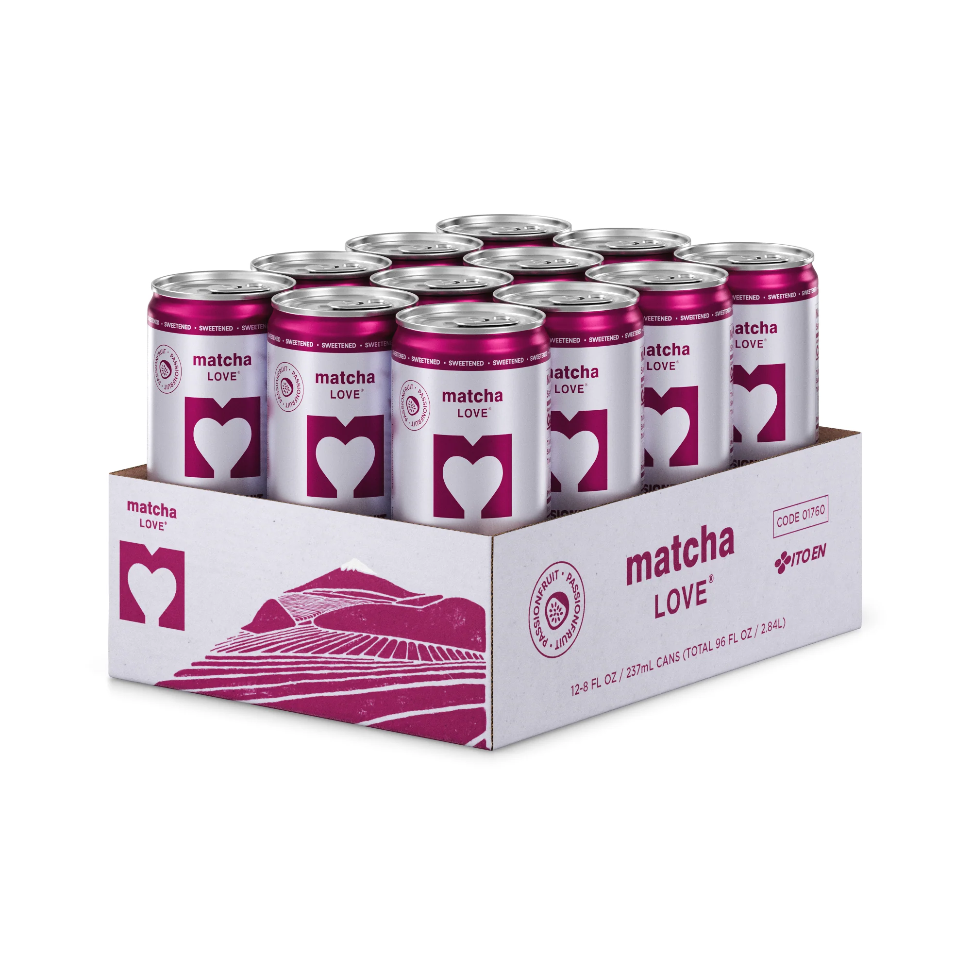 Sweetened Passion Fruit Matcha + Green Tea - Image 5